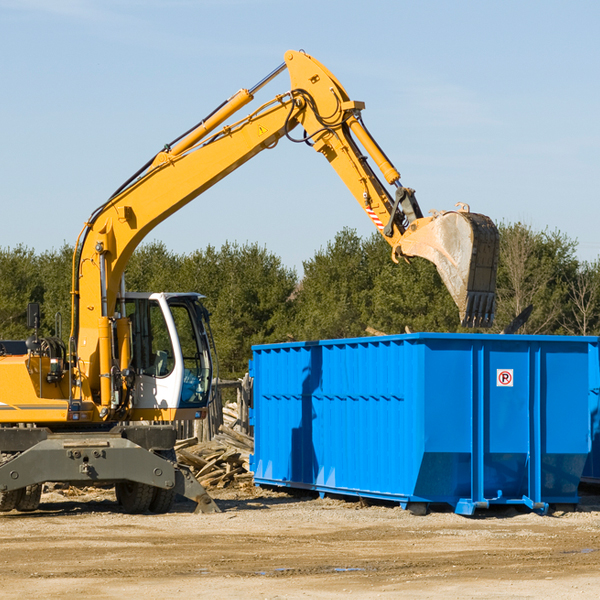 is there a minimum or maximum amount of waste i can put in a residential dumpster in Byron MI